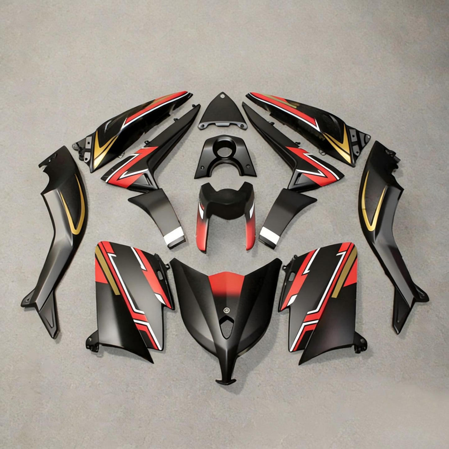 Amotopart Yamaha T-Max TMAX530 2012-2014 Kit carena Carrozzeria