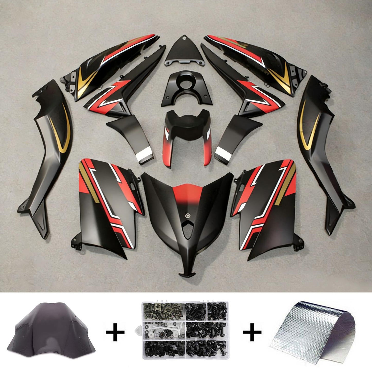 Amotopart Yamaha T-Max TMAX530 2012-2014 Kit carena Carrozzeria