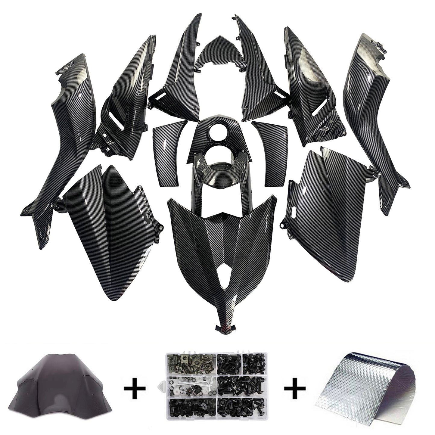 Amotopart Yamaha T-Max TMAX530 2012-2014 Kit carena Carrozzeria