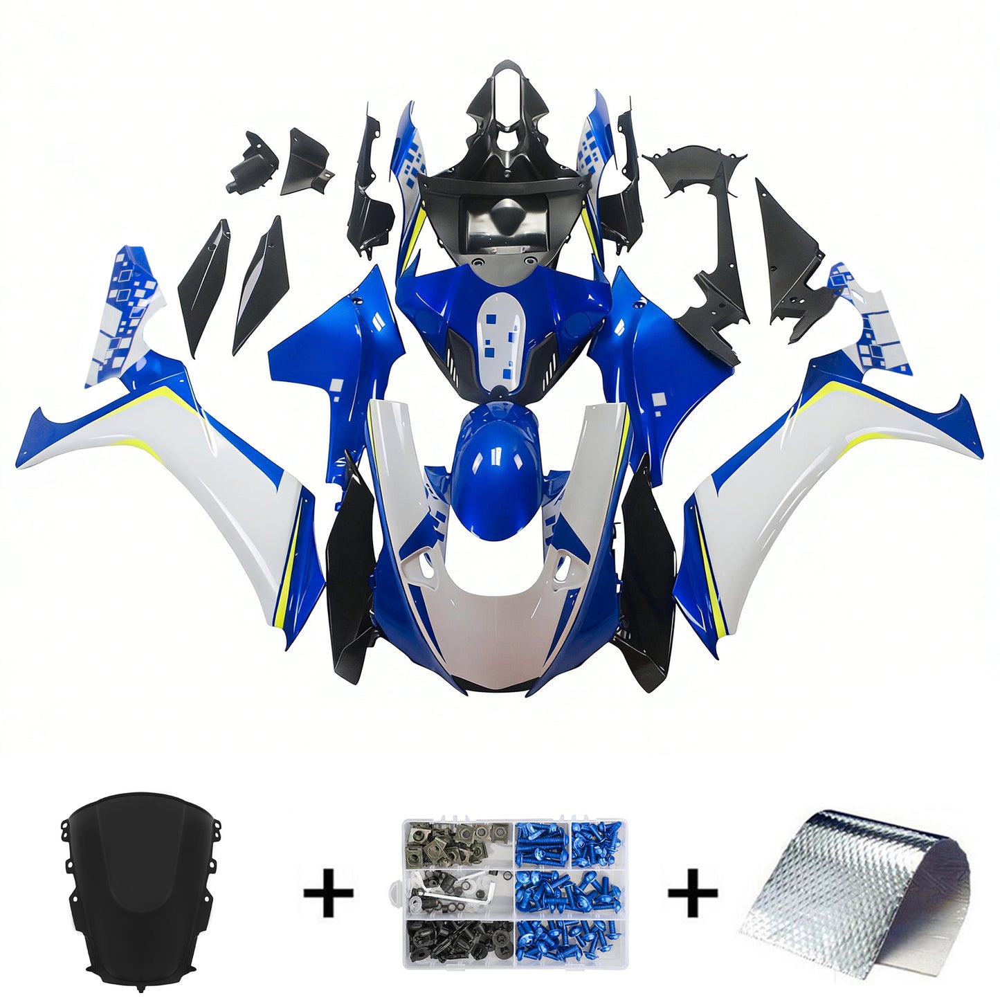 Yamaha YZF R1 2020-2023 Kit Carena Carrozzeria Plastica ABS