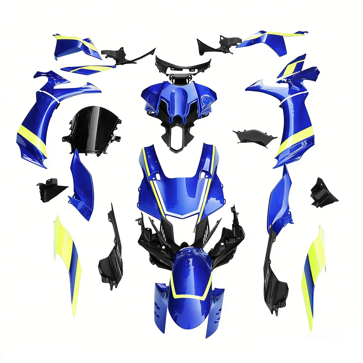 Amotopart Kit Carena Yamaha YZF R1 2020-2022 Carrozzeria Plastica ABS