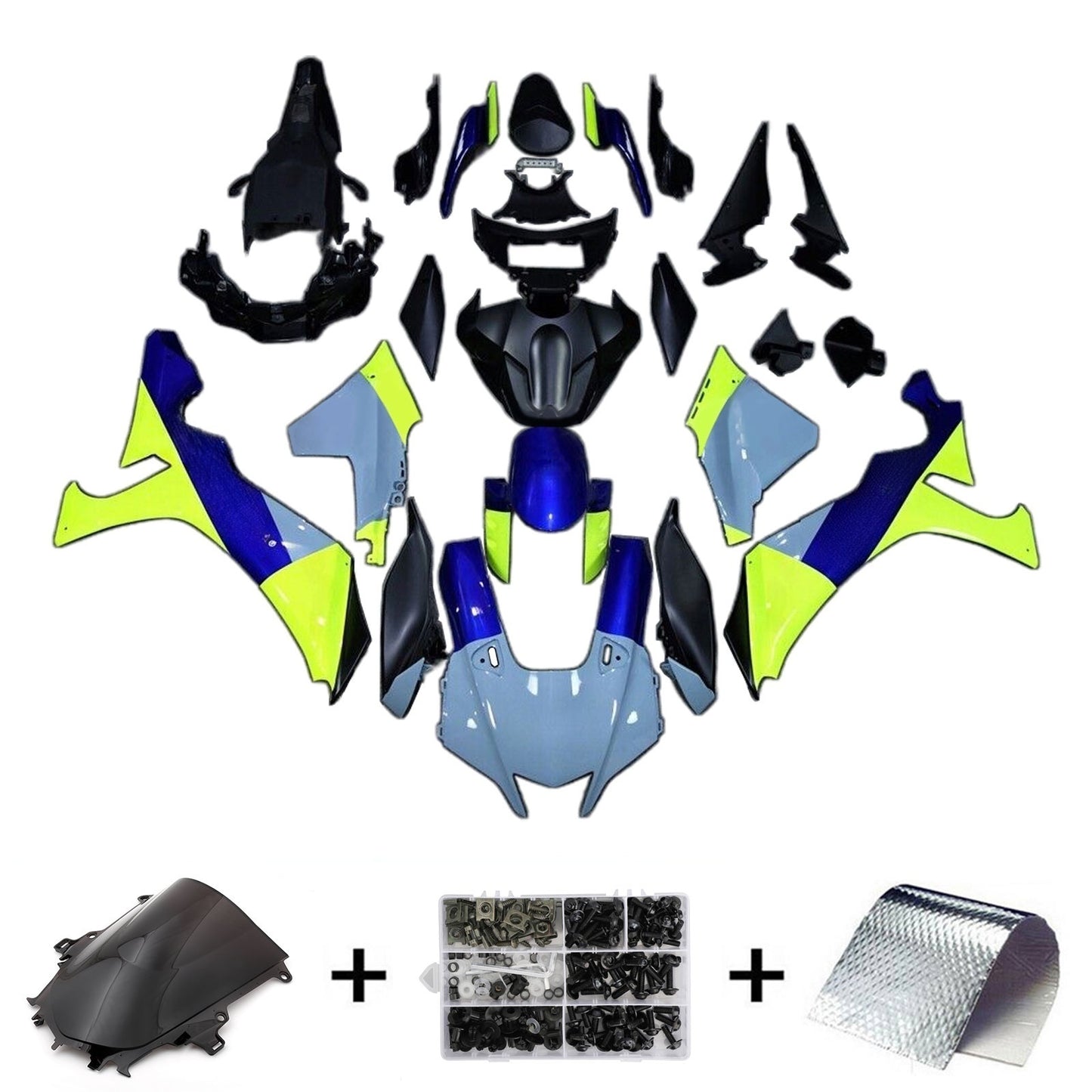Kit carenatura per Yamaha YZF-R1 2020-2024 Carrozzeria in plastica ABS