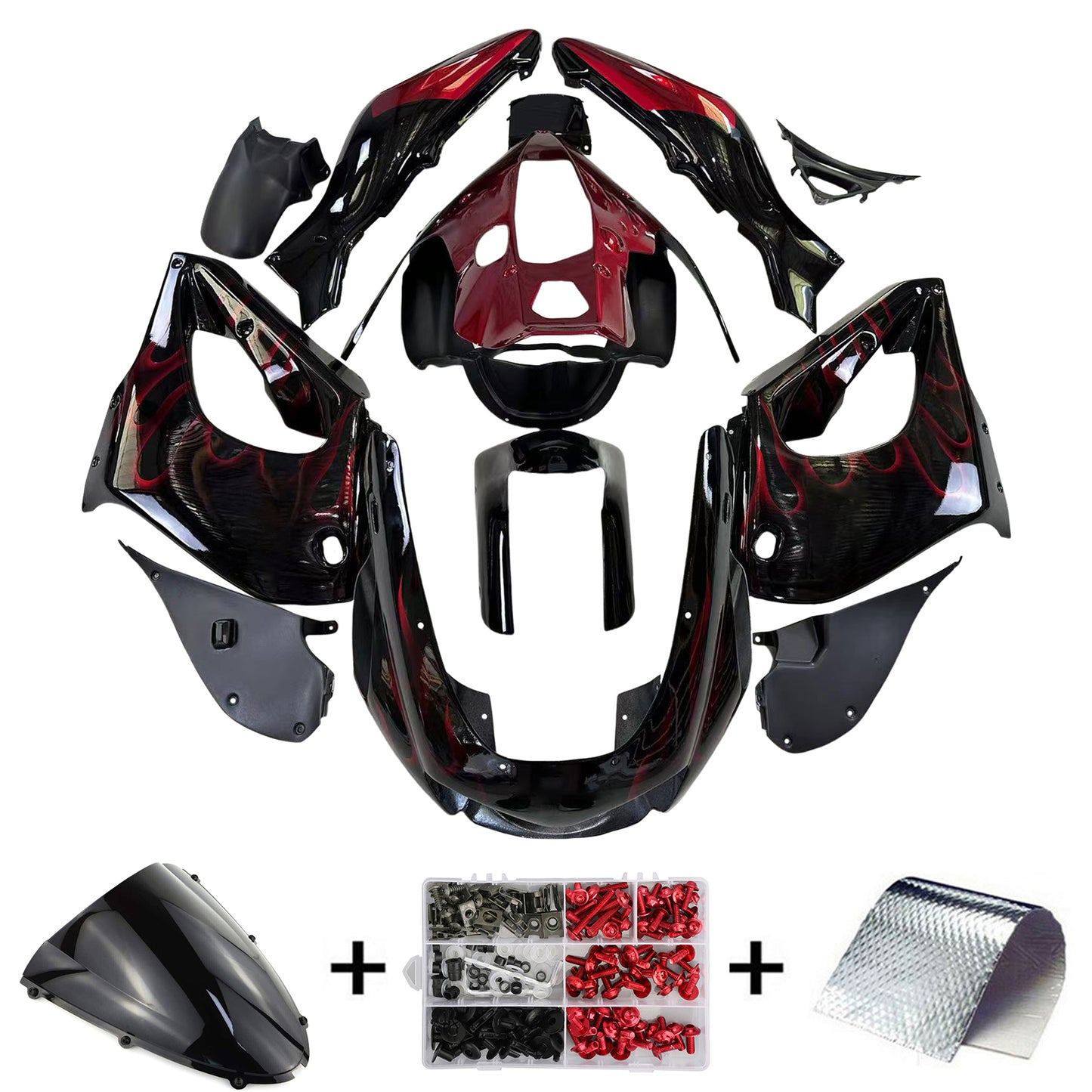 Yamaha YZF1000R Thunderace 1997-2007 Kit carenatura carrozzeria ABS