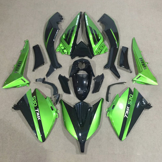 Amotopart Kit Carena Carrozzeria ABS per Yamaha T-Max TMAX530 2015-2016