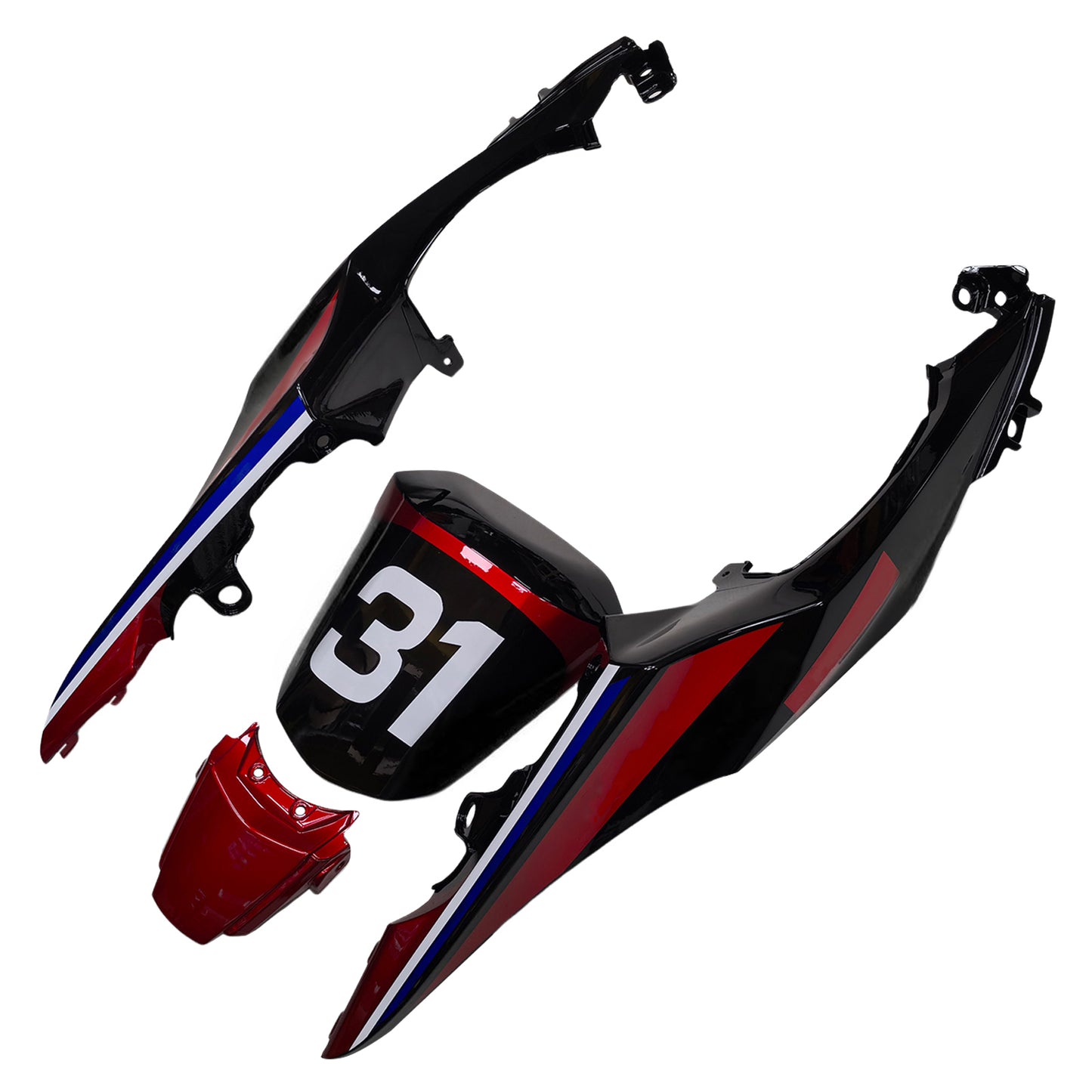 Amotopart Kit Carena Carrozzeria ABS per Yamaha T-Max TMAX530 2015-2016