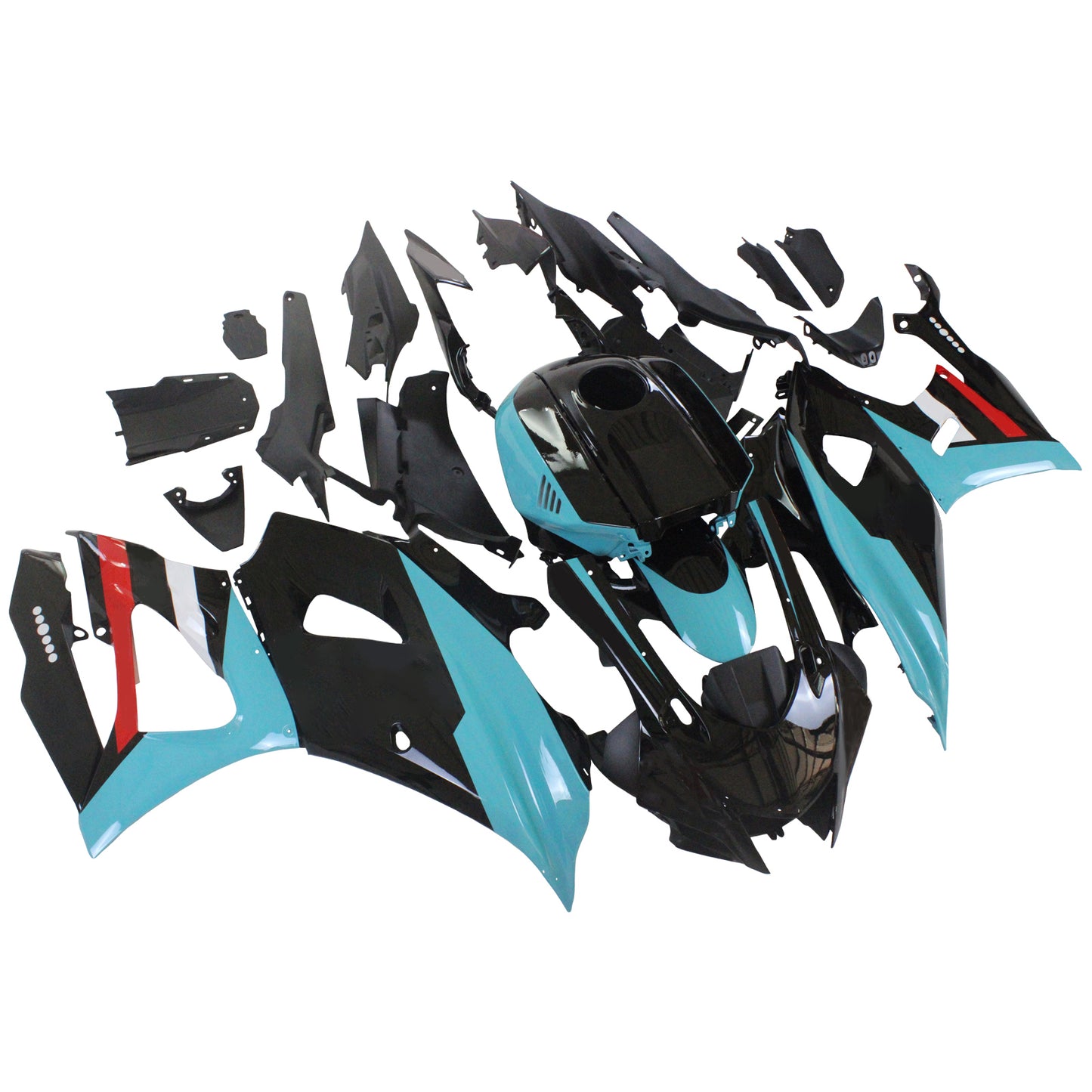 Kit carenatura iniezione carrozzeria in plastica ABS adatta per Yamaha YZF-R7 2021-2025