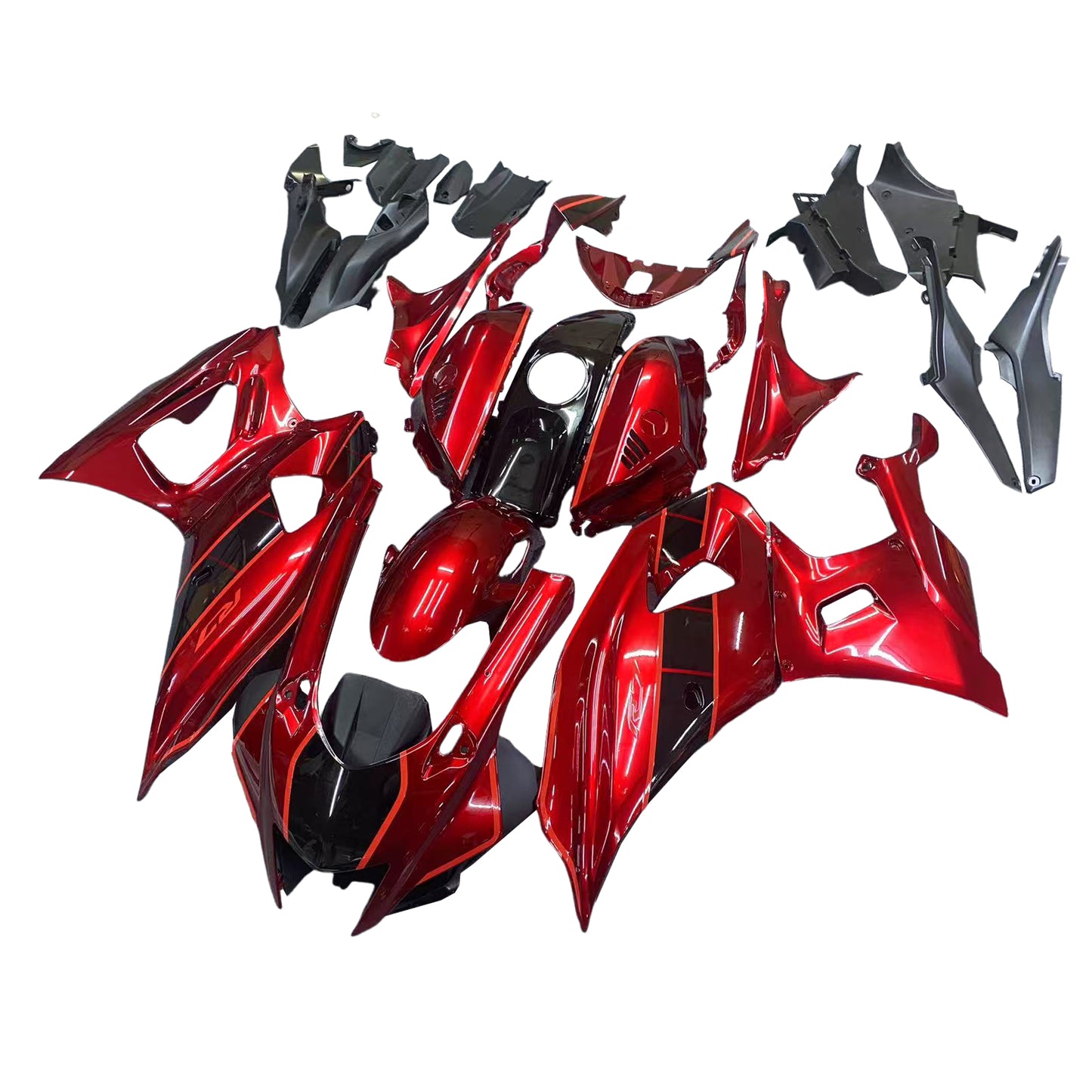2021-2025 Yamaha YZF-R7 Kit carenatura iniezione Carrozzeria Plastica ABS