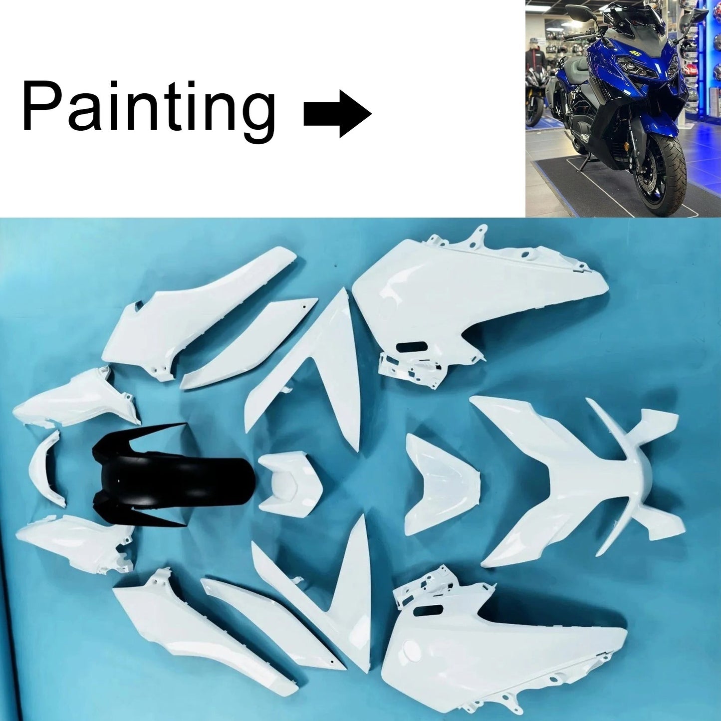 Carrozzeria kit carenatura perYamaha TMAX560 2022-2024