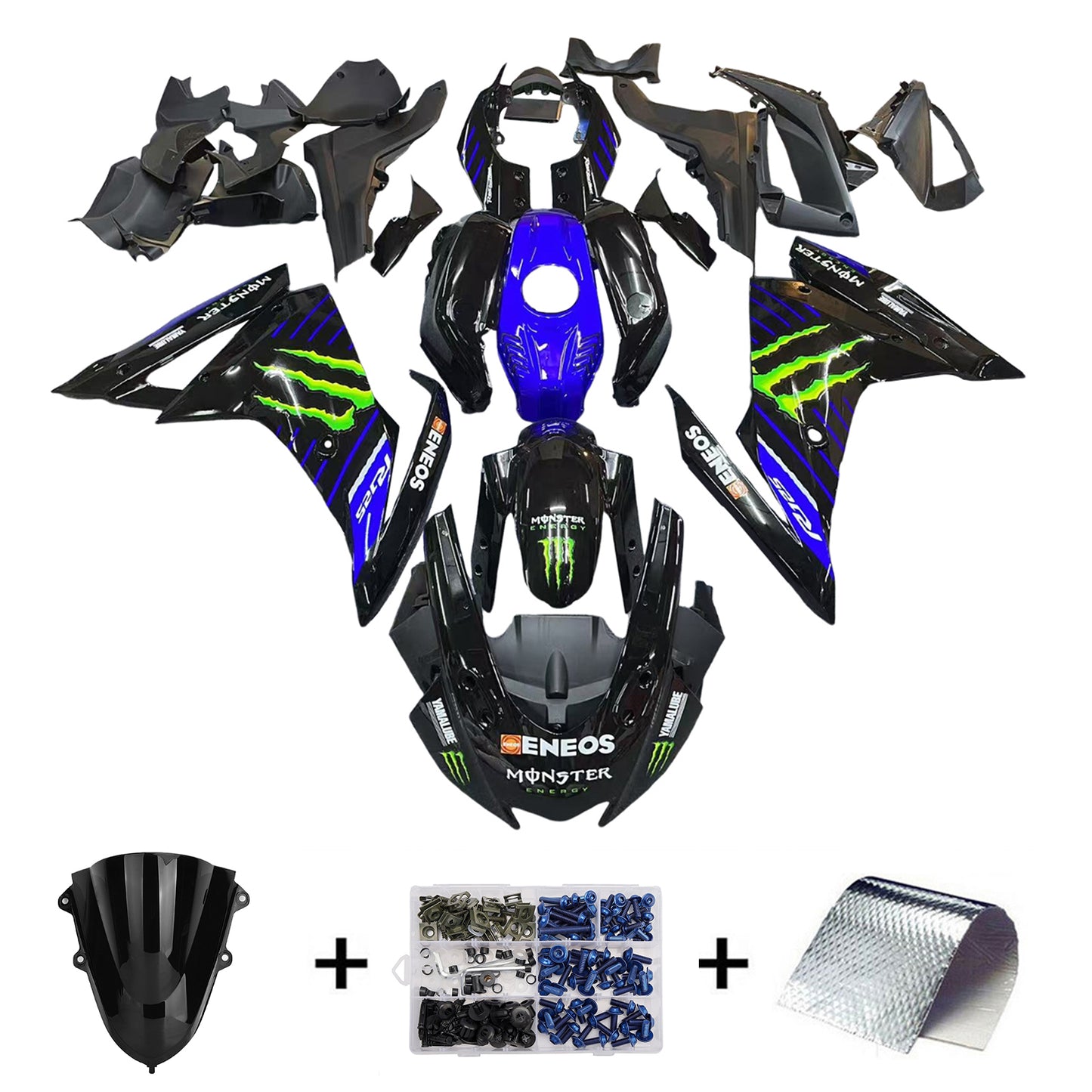 Kit carenatura iniezione adatta per Yamaha YZF R125 2019-2022