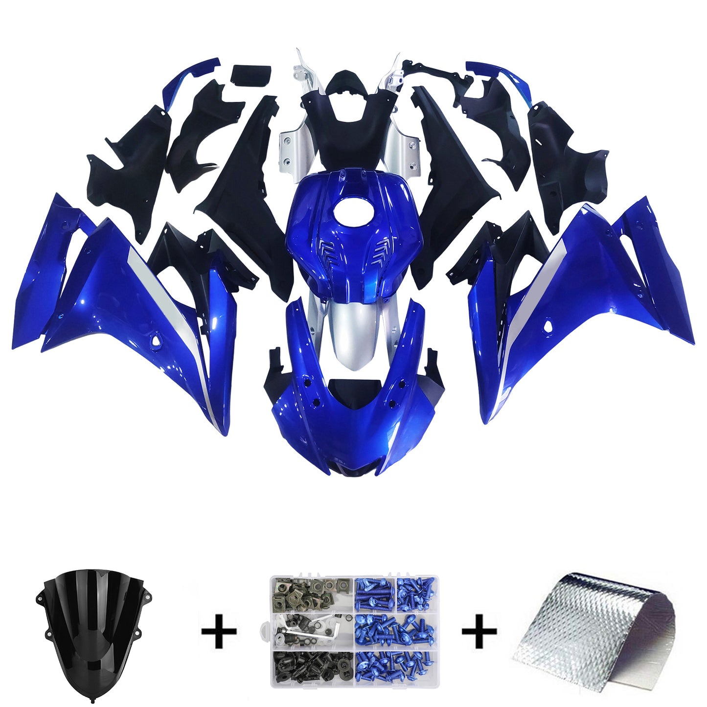 Kit carenatura iniezione adatta per Yamaha YZF R125 2019-2022