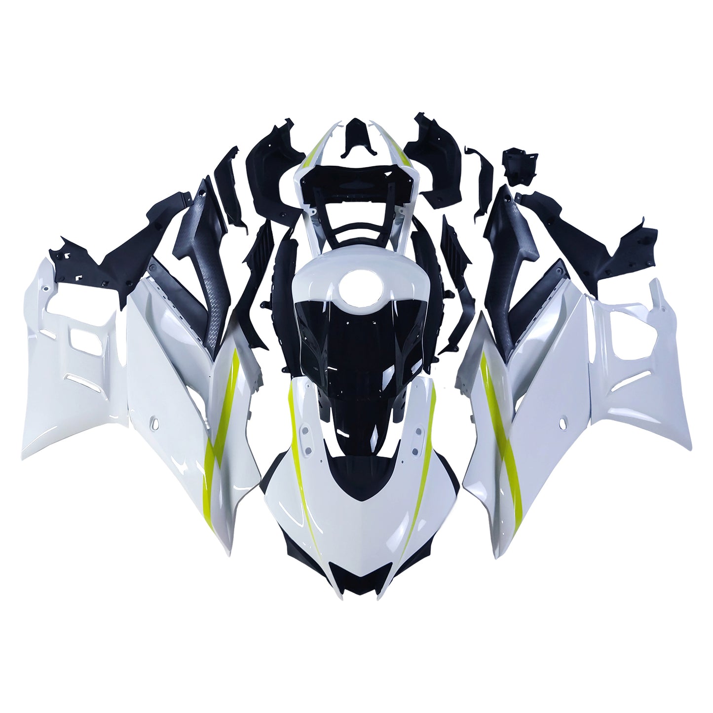 Kit carenatura Bodywork Abs di plastica adatta per Yamaha YZF R3 R25 2022-2024
