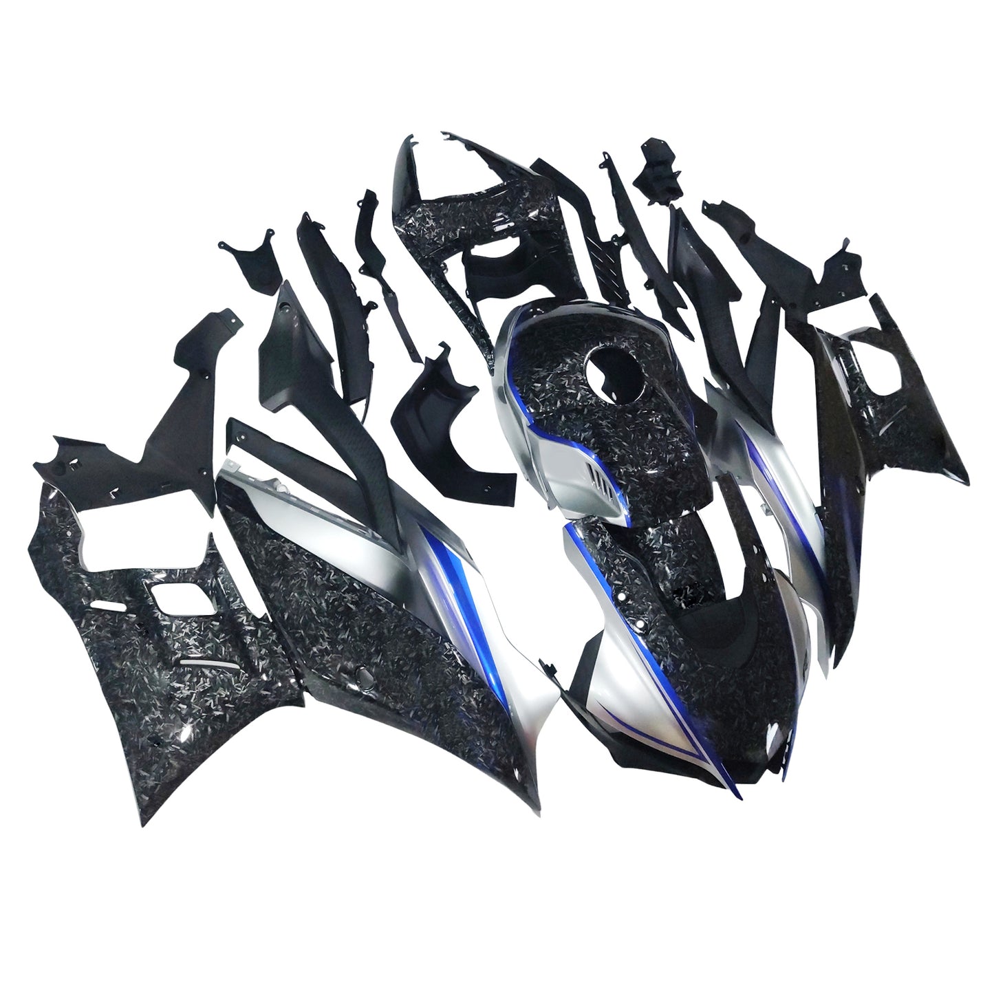 Amotopart Yamaha YZF-R3 R25 2022-2023 Kit carena Carrozzeria Plastica ABS