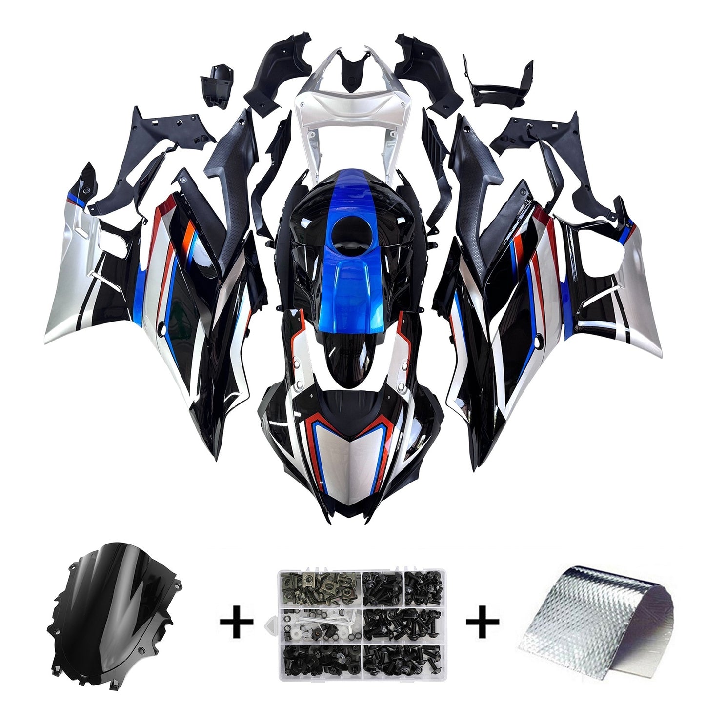2022-2023 Yamaha YZF-R3 R25 Kit carenatura iniezione Carrozzeria Plastica ABS