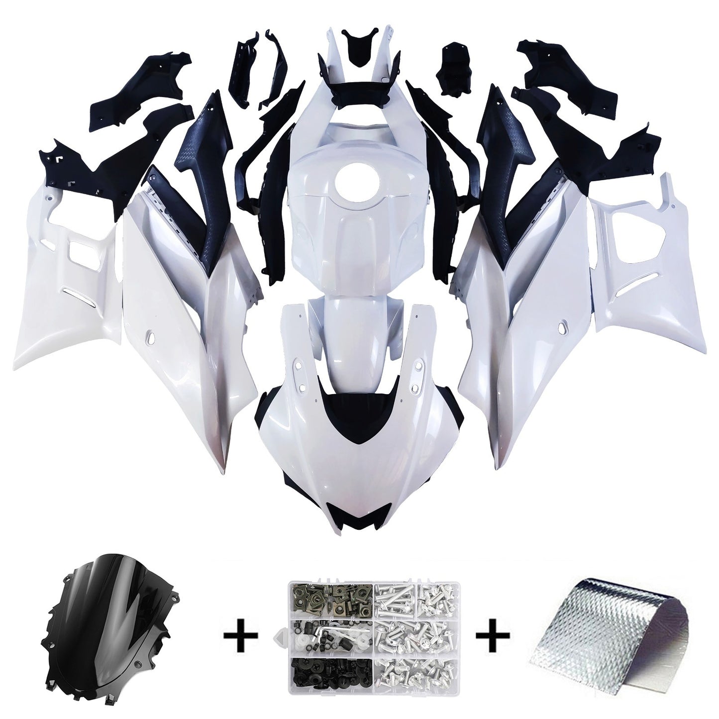 2022-2023 Yamaha YZF-R3 R25 Kit carenatura iniezione Carrozzeria Plastica ABS
