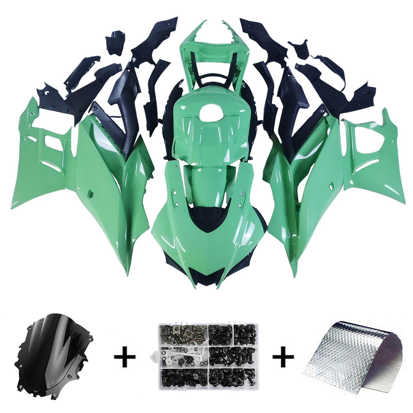 2022-2023 Yamaha YZF-R3 R25 Kit carenatura iniezione Carrozzeria Plastica ABS