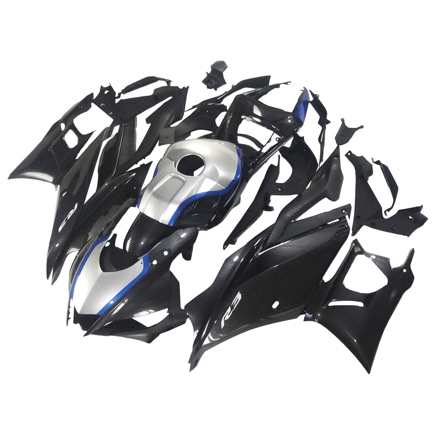 2022-2023 Yamaha YZF-R3 R25 Kit carenatura iniezione Carrozzeria Plastica ABS