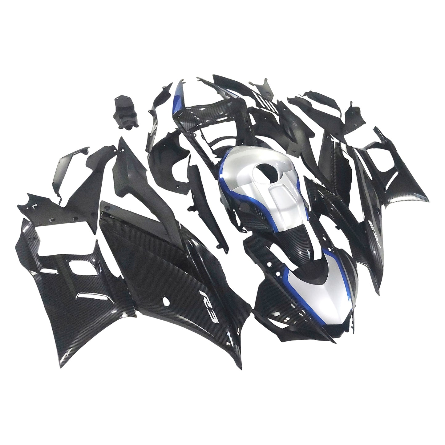 2022-2023 Yamaha YZF-R3 R25 Kit carenatura iniezione Carrozzeria Plastica ABS