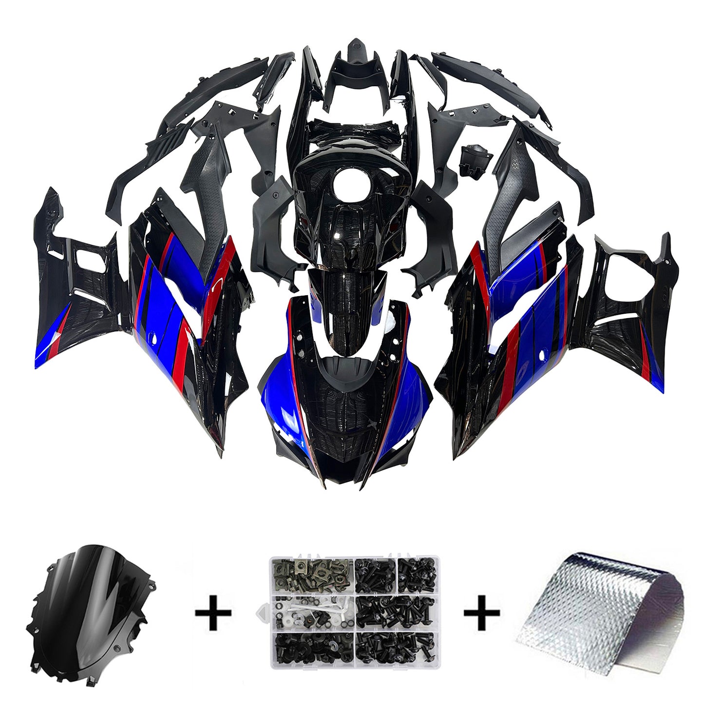 2022-2023 Yamaha YZF-R3 2022-2023 R25 Kit carenatura iniezione Carrozzeria Plastica ABS