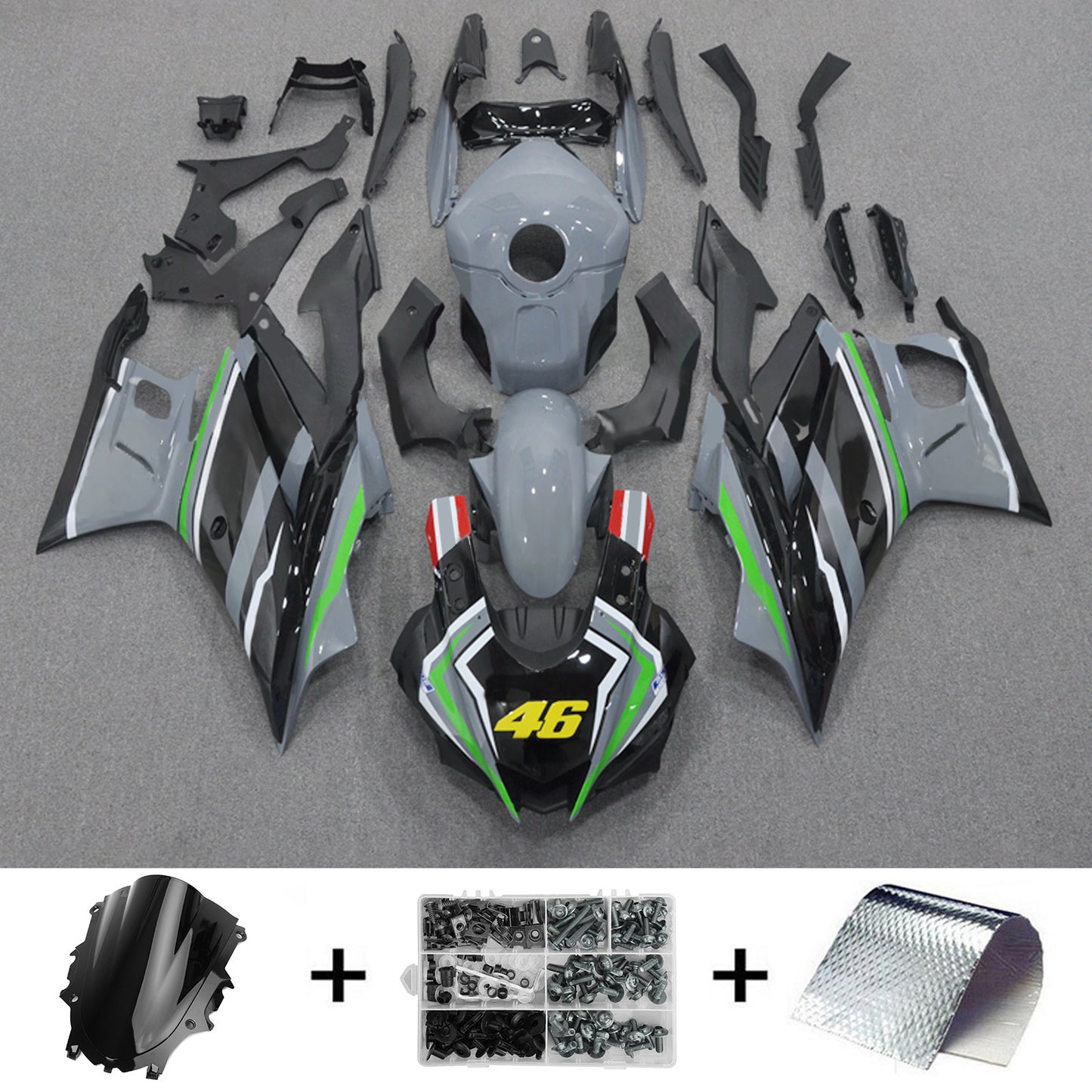 2022-2023 Yamaha YZF-R3 R25 Kit carenatura iniezione Carrozzeria Plastica ABS