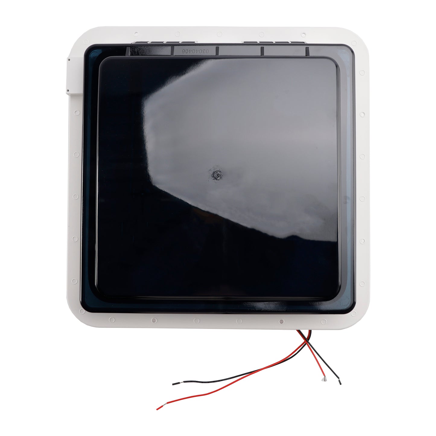 Lucernario con luce a LED 010006114" RV Caravan Roof Vent Motore a 3 velocità RV Fan DC12V