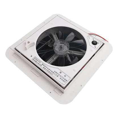 Lucernario con luce a LED 010006114" RV Caravan Roof Vent Motore a 3 velocità RV Fan DC12V