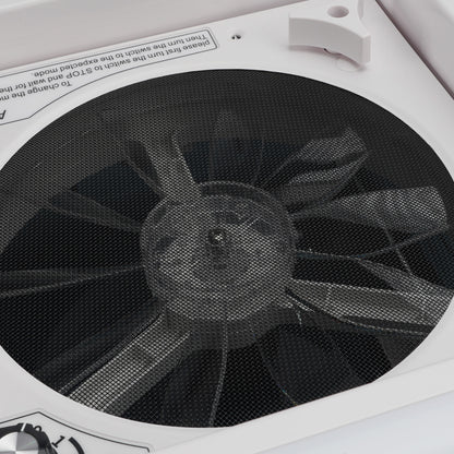 Ventilatore da tetto per camper da 11 pollici, motore a 3 velocità, lucernario da 12 V con luce a LED