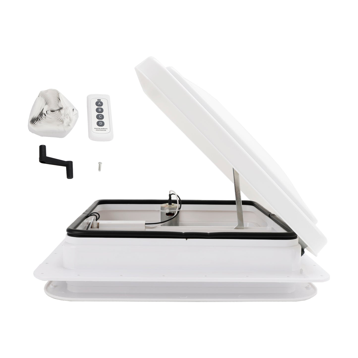 14" Caravan Skylight Roof Vent Remote Control Camper Motorhome RV Aspiratore
