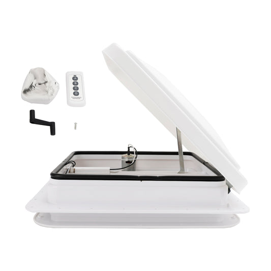 14" Caravan Skylight Roof Vent Remote Control Camper Motorhome RV Aspiratore