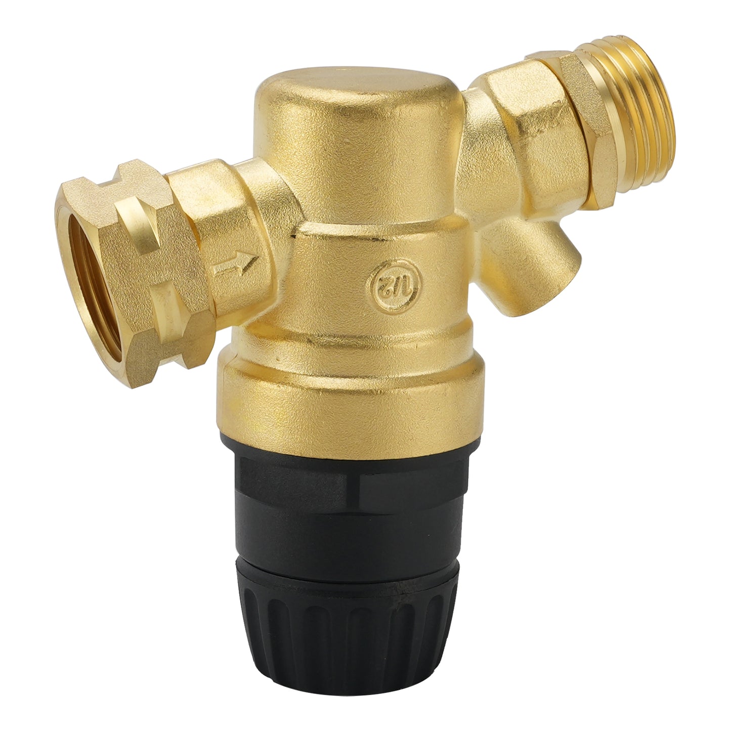 Regolatore di pressione dell'acqua per camper. Ottone senza piombo regolabile.