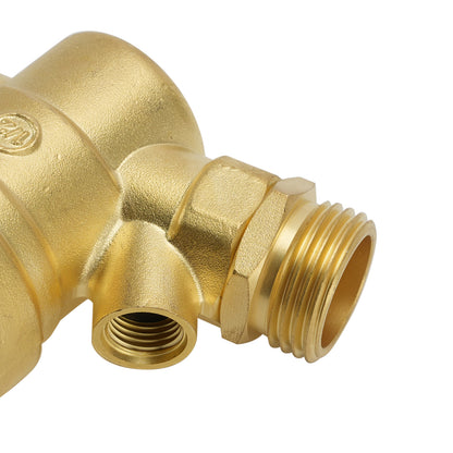 Regolatore di pressione dell'acqua per camper. Ottone senza piombo regolabile.