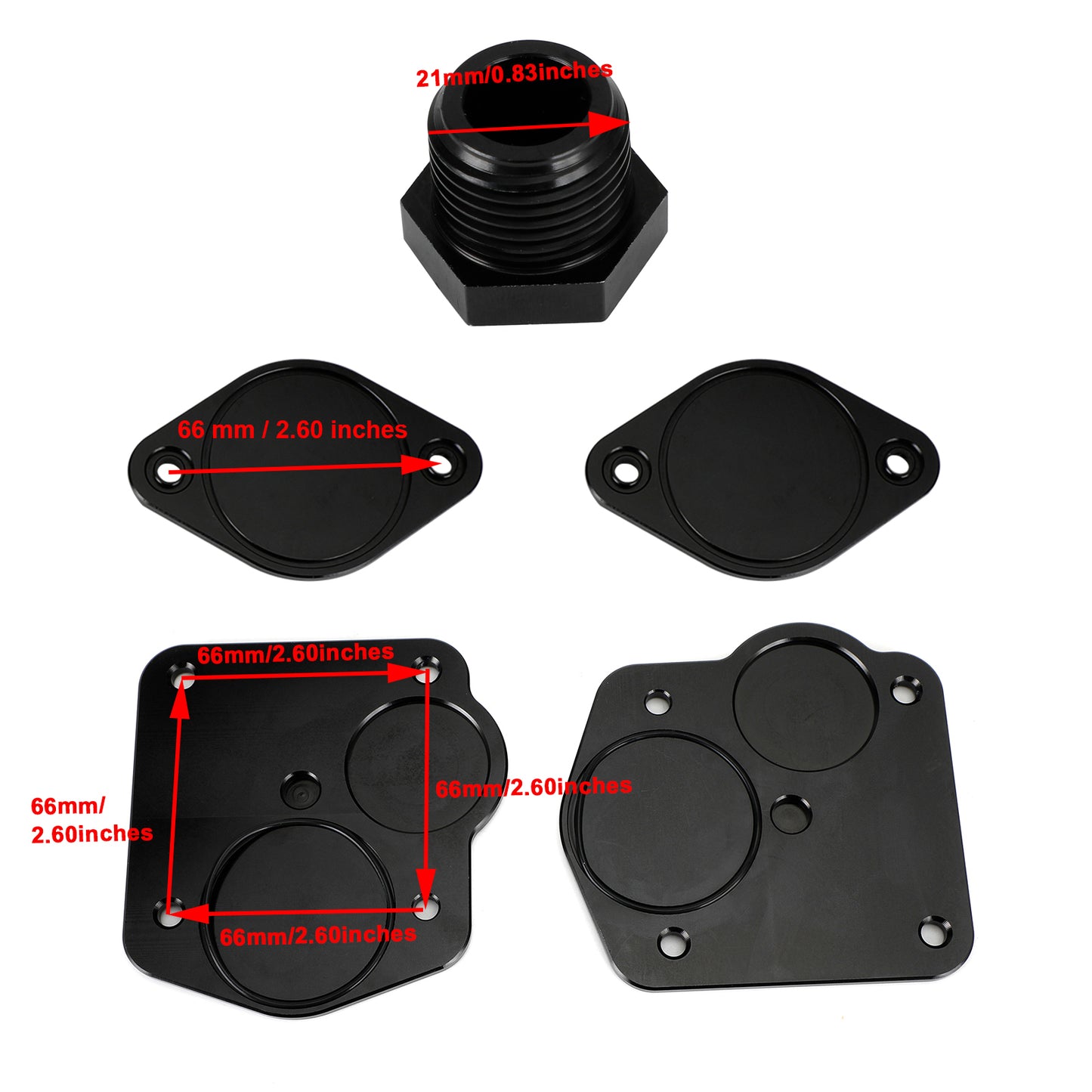 Sea-Doo RXT 215 RXTX 255 05-10 Wake 215 08-09 CNC Billet OPAS Block Off Kit