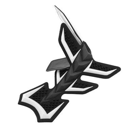 Paraserbatoio in gomma per bici da moto, protezione per gas, adesivo, copertura a lisca di pesce generico