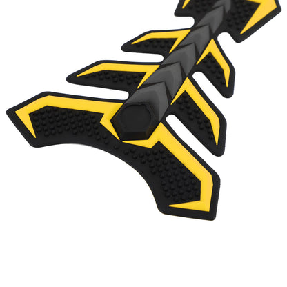 Paraserbatoio in gomma per bici da moto, protezione per gas, adesivo, copertura a lisca di pesce generico