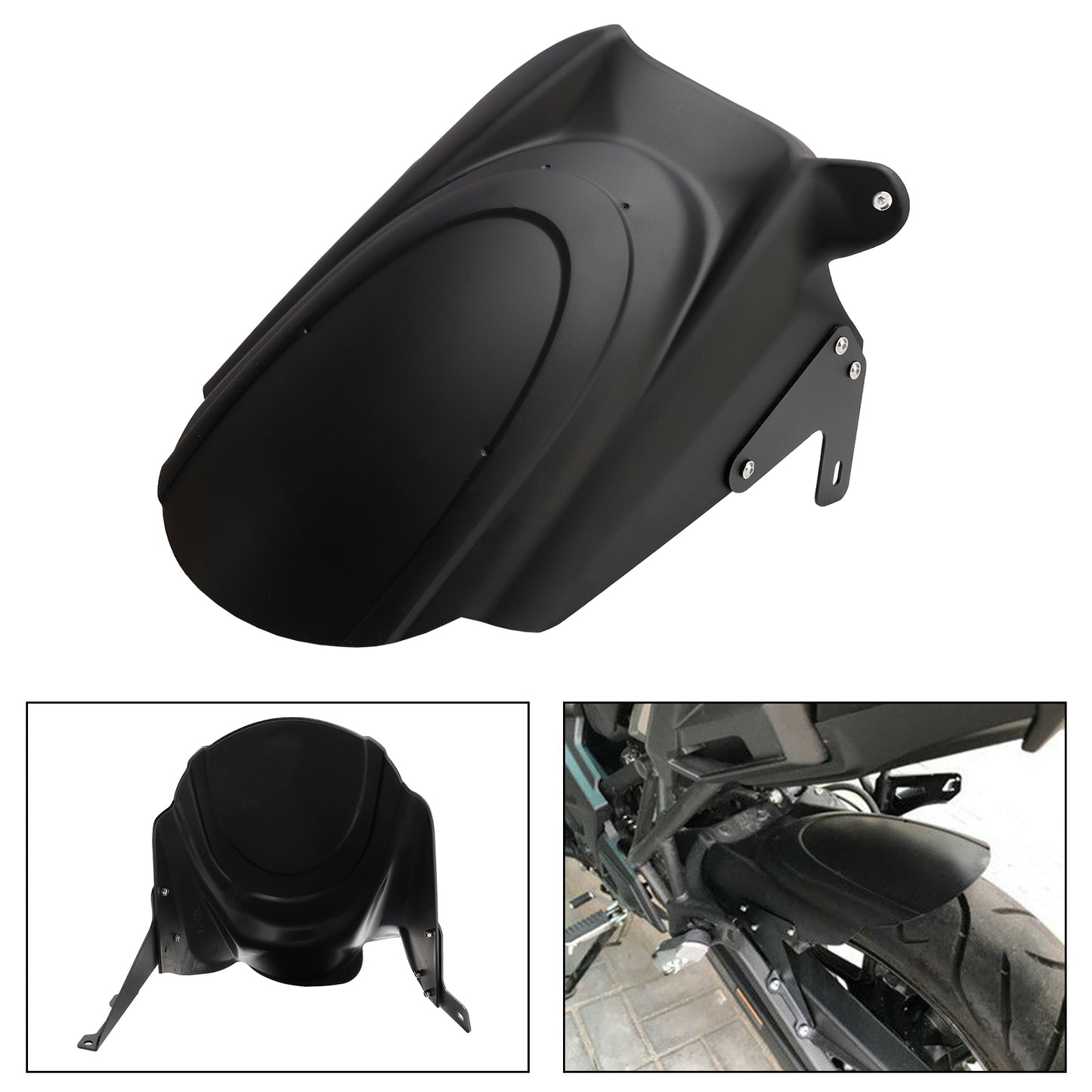 Parafango parafango parafango posteriore moto per KAWASAKI VERSYS 650 KLE650 15-25 generico