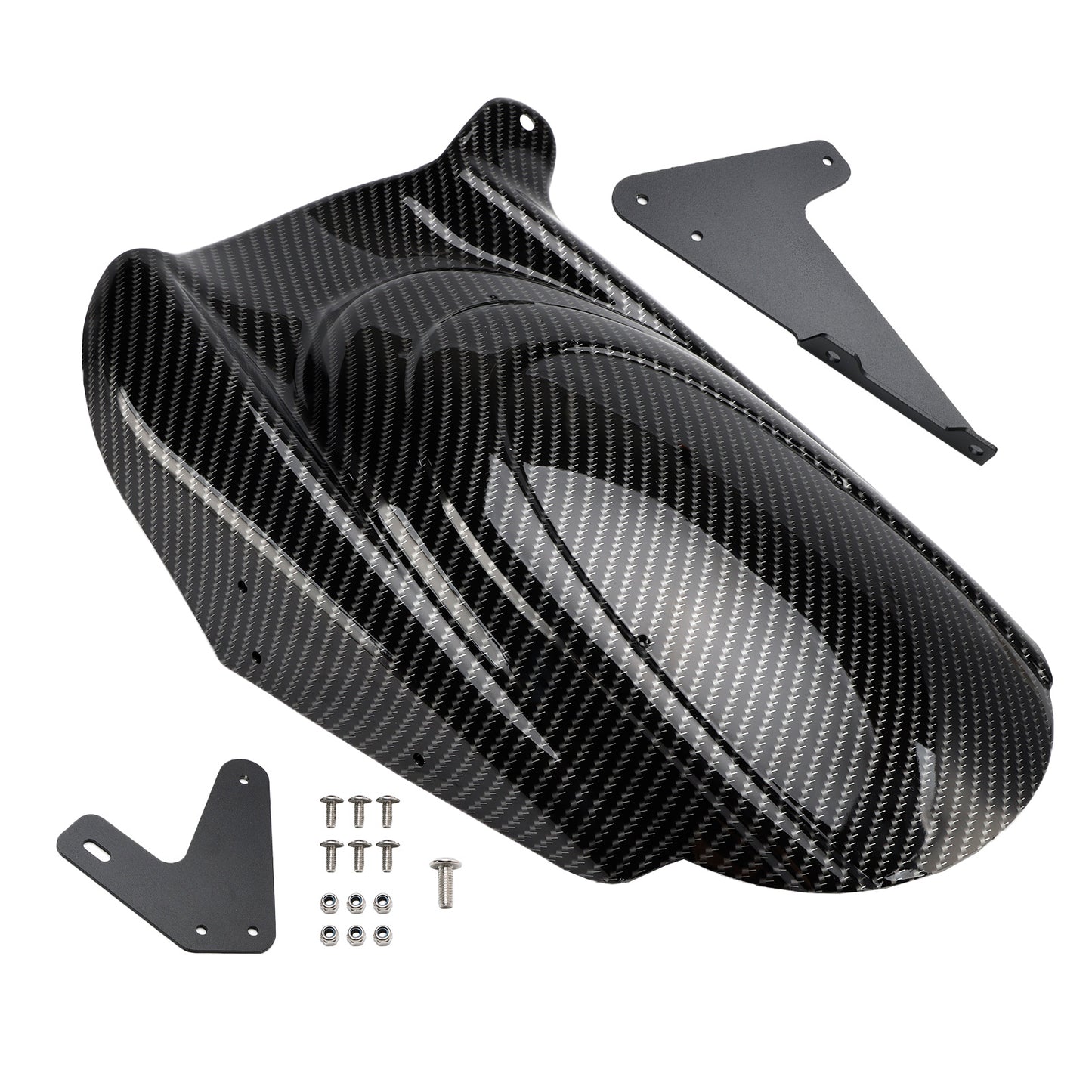 Parafango Parafango Posteriore per KAWASAKI VERSYS 650 KLE650 2015-2025 Carbonio Generico