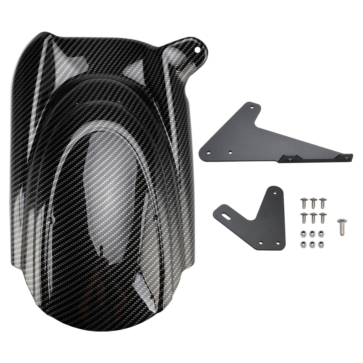 Parafango Parafango Posteriore per KAWASAKI VERSYS 650 KLE650 2015-2025 Carbonio Generico