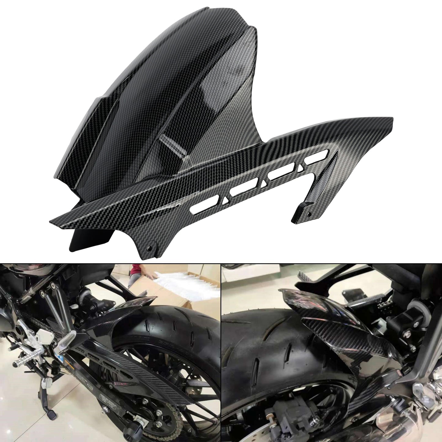 Parafango posteriore per moto Parafango parafango per KAWASAKI Z900 Z900RS 17-24 Generico
