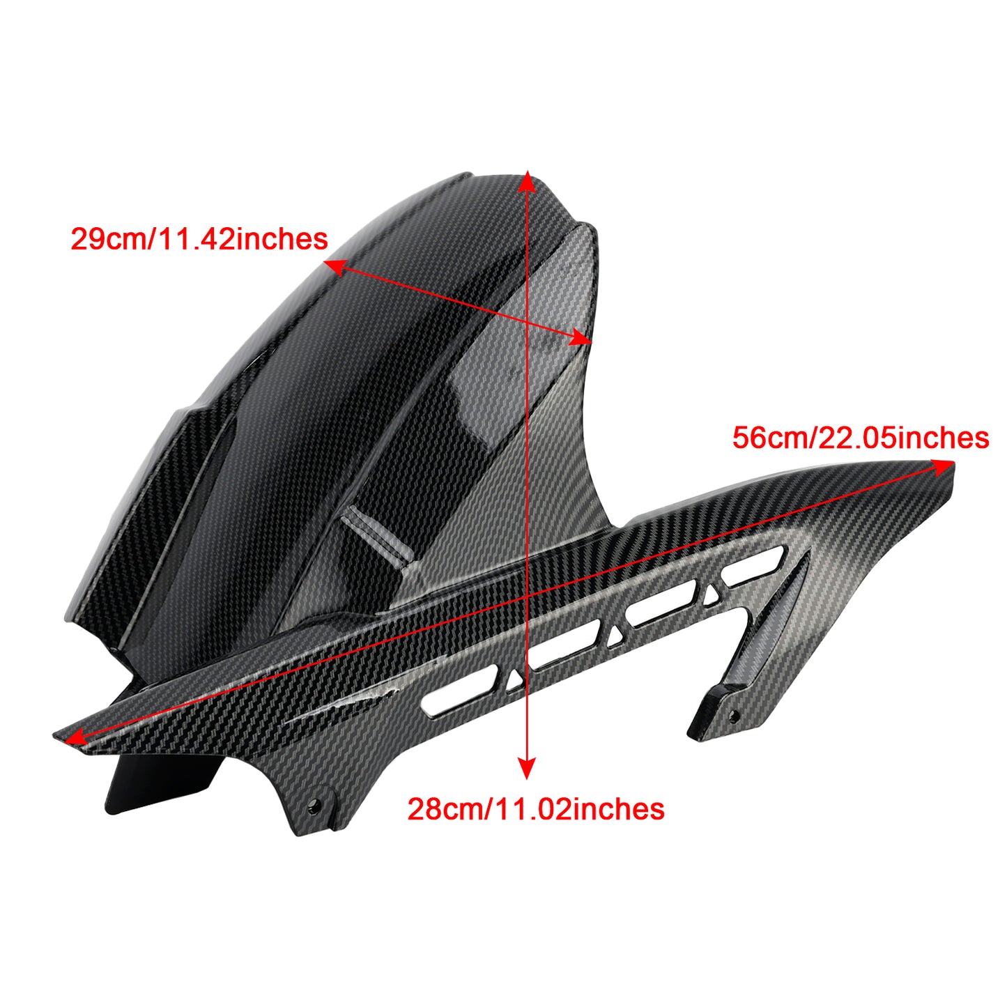 Parafango posteriore per moto Parafango parafango per KAWASAKI Z900 Z900RS 17-24 Generico