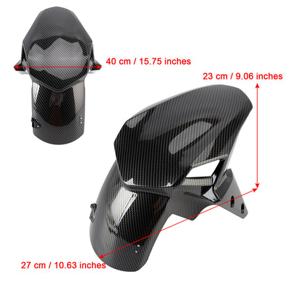 Parafango parafango anteriore moto parafango parafango per KAWASAKI Z900 17-24 carbonio generico