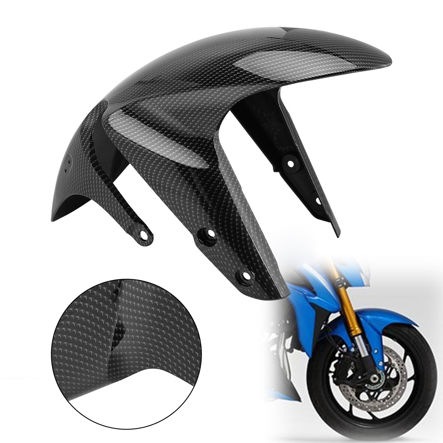 Parafango anteriore parafango Hugger carenatura carenatura per Suzuki GSX-S750 2017-2024 generico