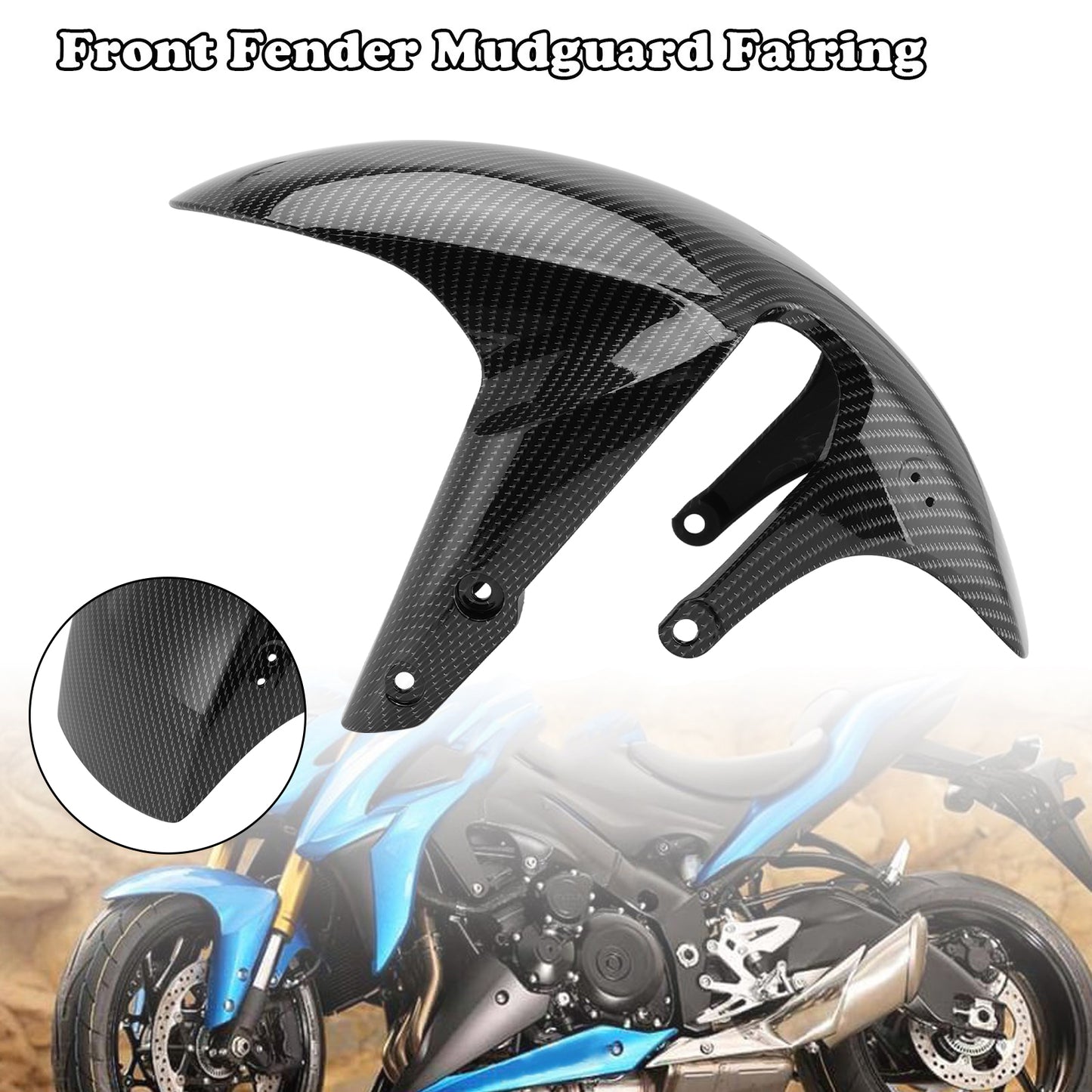 Parafango anteriore parafango Hugger carenatura carenatura per Suzuki GSX-S750 2017-2024 generico