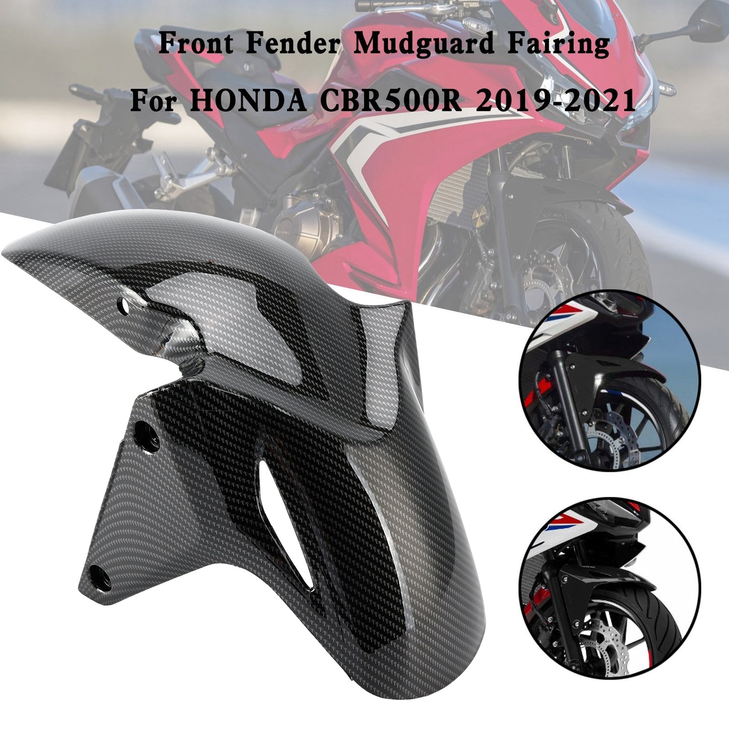 HONDA CBR500R 2019-2021 CBR400R 22-23 Parafango anteriore parafango parafango carenatura carenatura