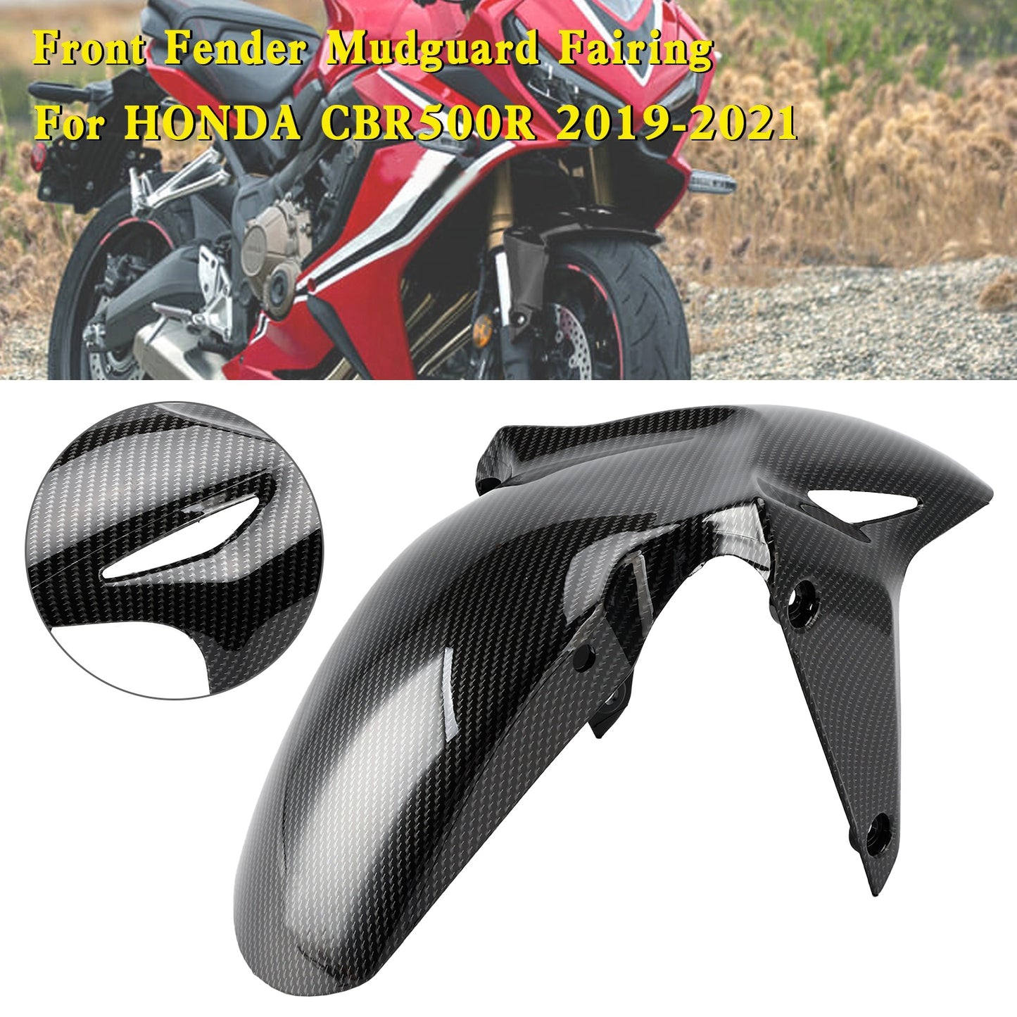 HONDA CBR500R 2019-2021 CBR400R 22-23 Parafango anteriore parafango parafango carenatura carenatura