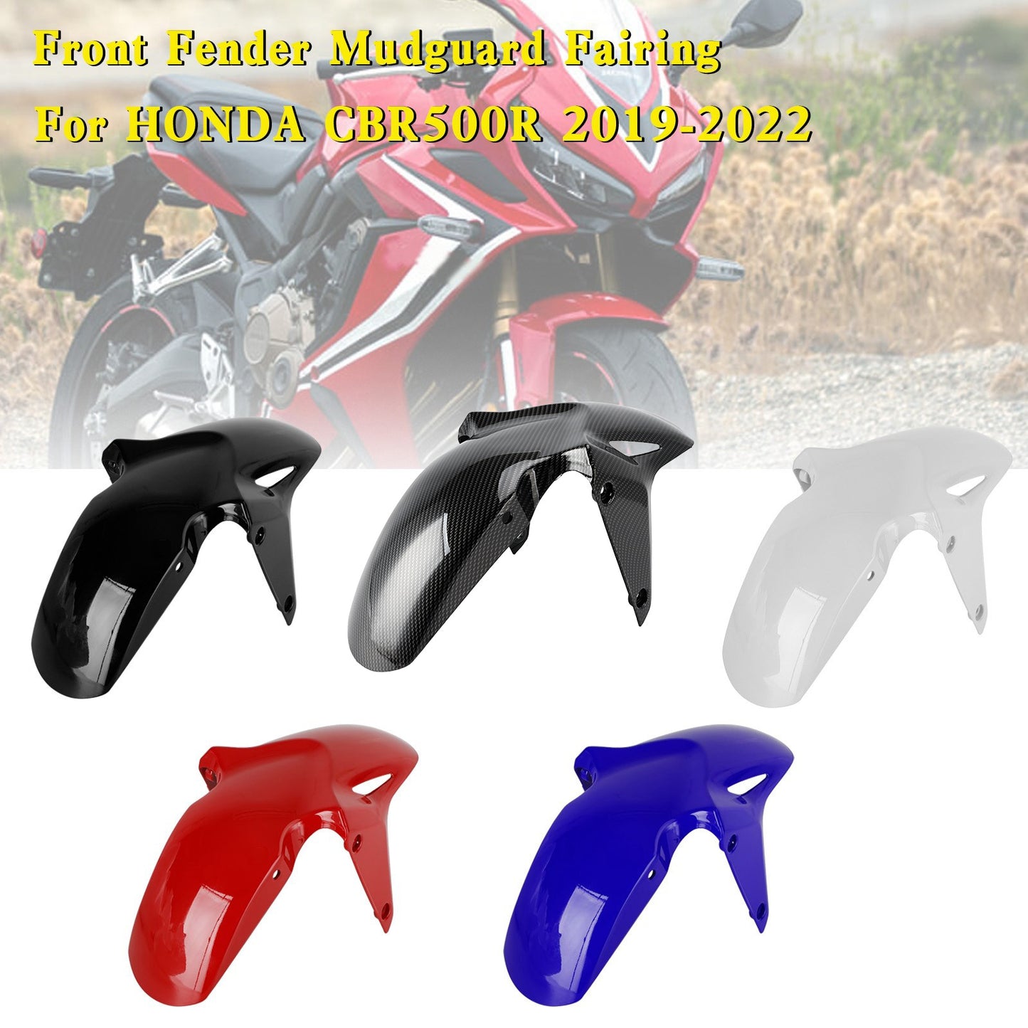 HONDA CBR500R 2019-2021 CBR400R 22-23 Parafango anteriore parafango parafango carenatura carenatura