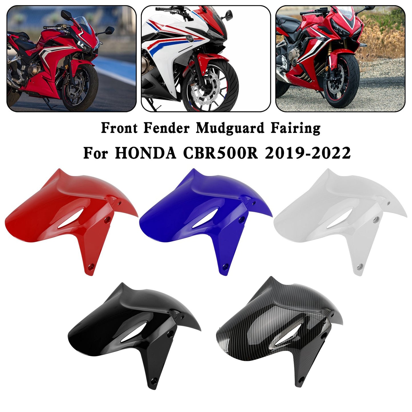HONDA CBR500R 2019-2021 CBR400R 22-23 Parafango anteriore parafango parafango carenatura carenatura