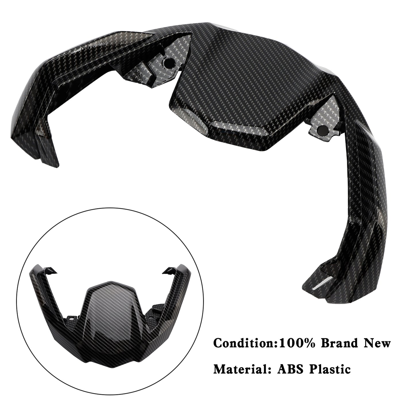 Naso a becco di estensione parafango in carbonio per BMW R1200 R1250 GS Adventure 2014-2022