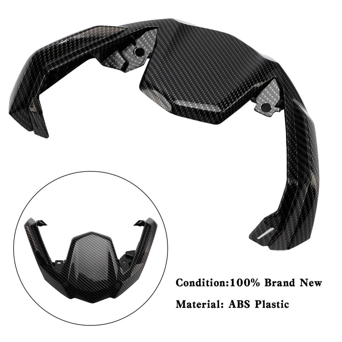 Naso a becco di estensione parafango in carbonio per BMW R1200 R1250 GS Adventure 2014-2022