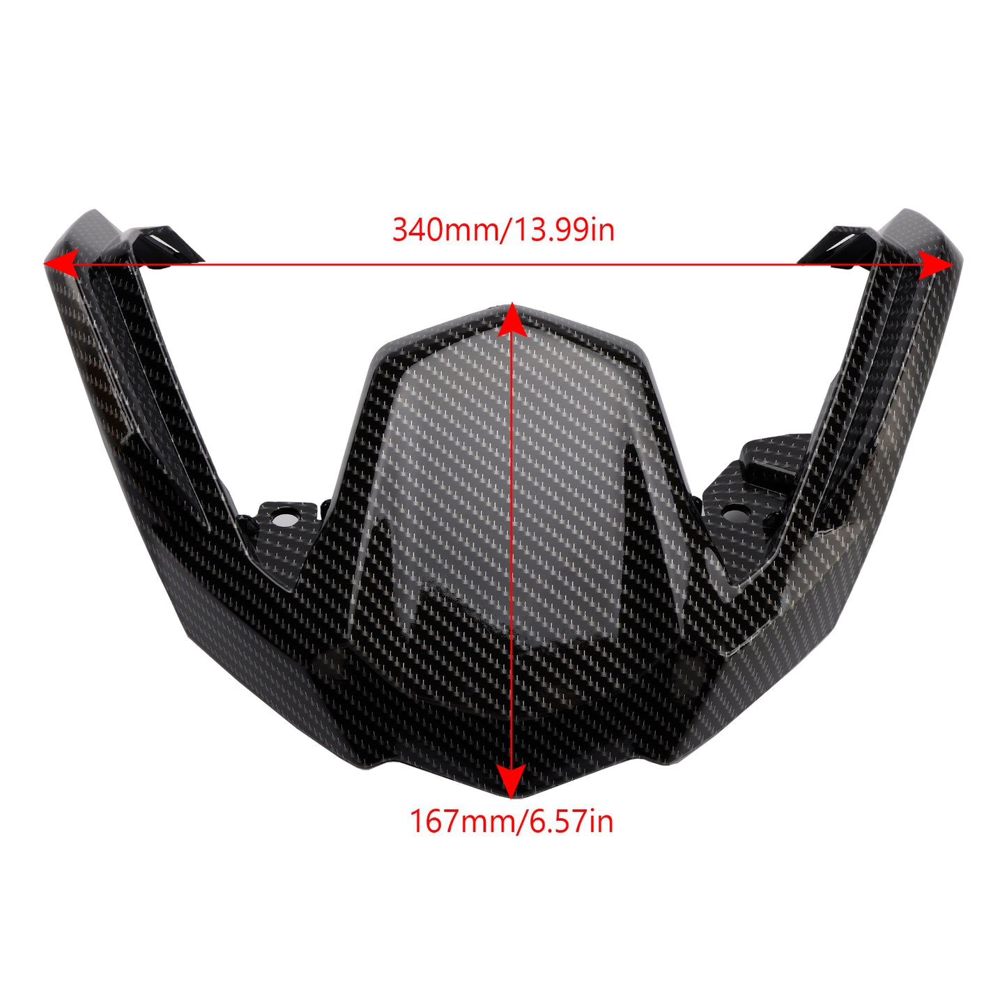 Naso a becco di estensione parafango in carbonio per BMW R1200 R1250 GS Adventure 2014-2022