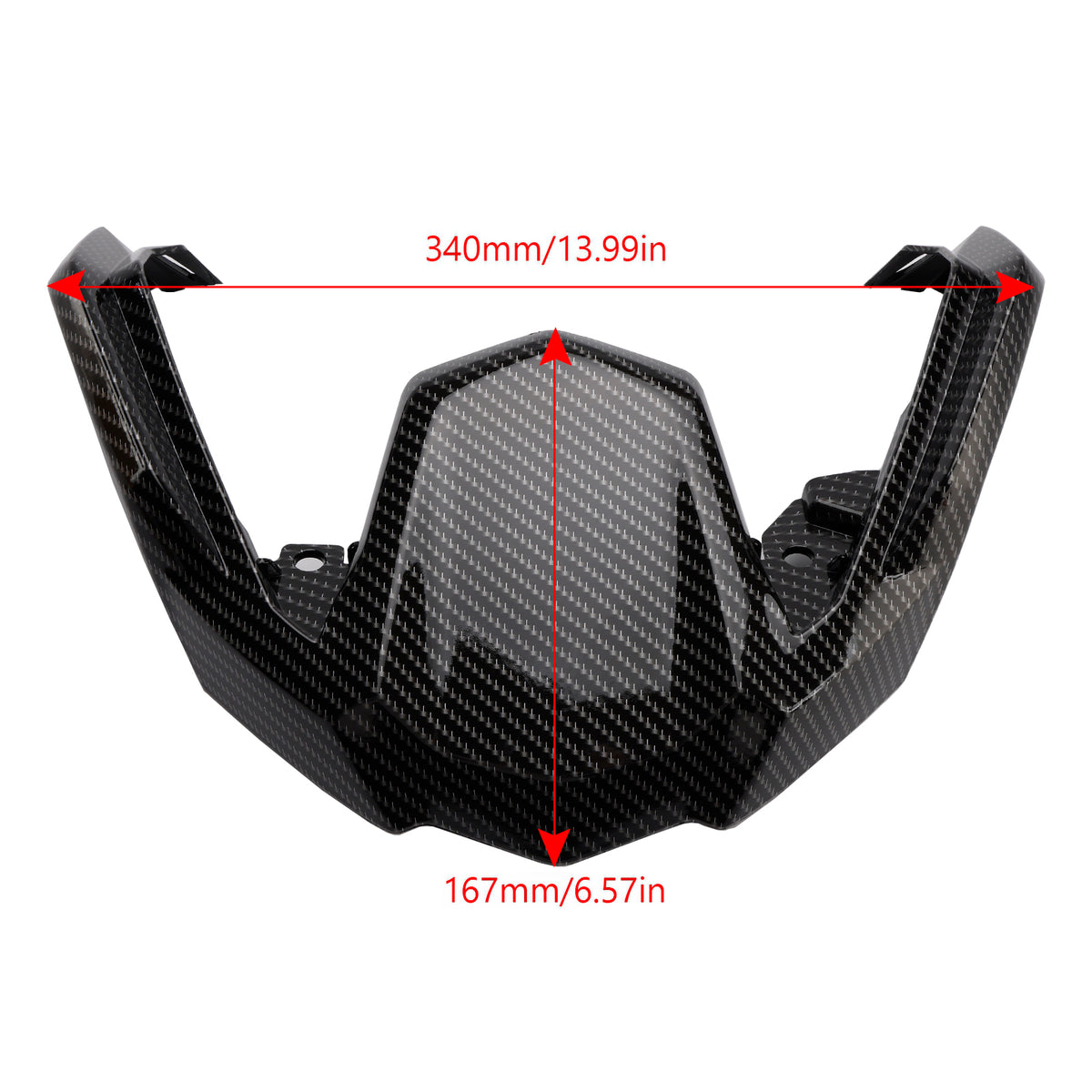 Naso a becco di estensione parafango in carbonio per BMW R1200 R1250 GS Adventure 2014-2022