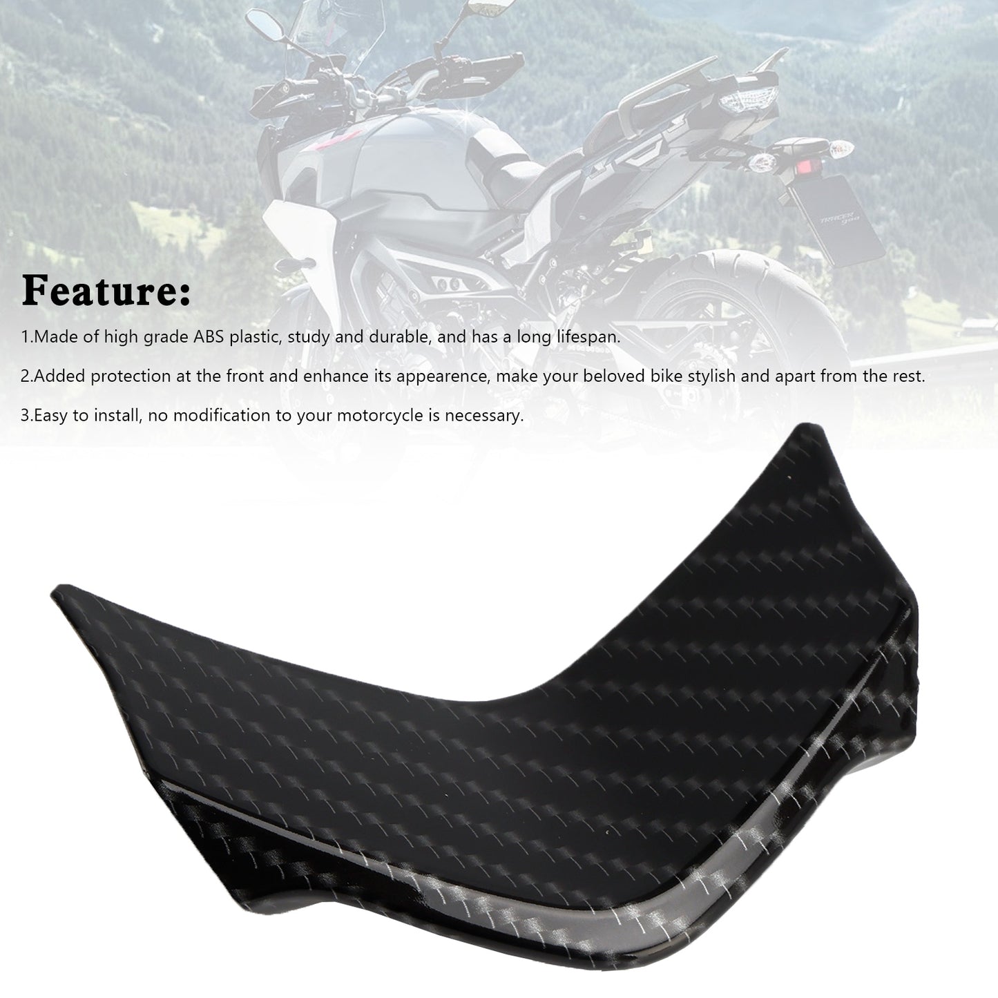 Carena sotto pannello anteriore in carbonio Yamaha Tracer 900 / GT 2018-2020